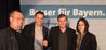 Ortsvorsitzender M. Grill, Kreisvorsitzender P. Warlimont, MdB E. Schurer, stv. Kreisvorsitzende B. Frommhold-Buhl